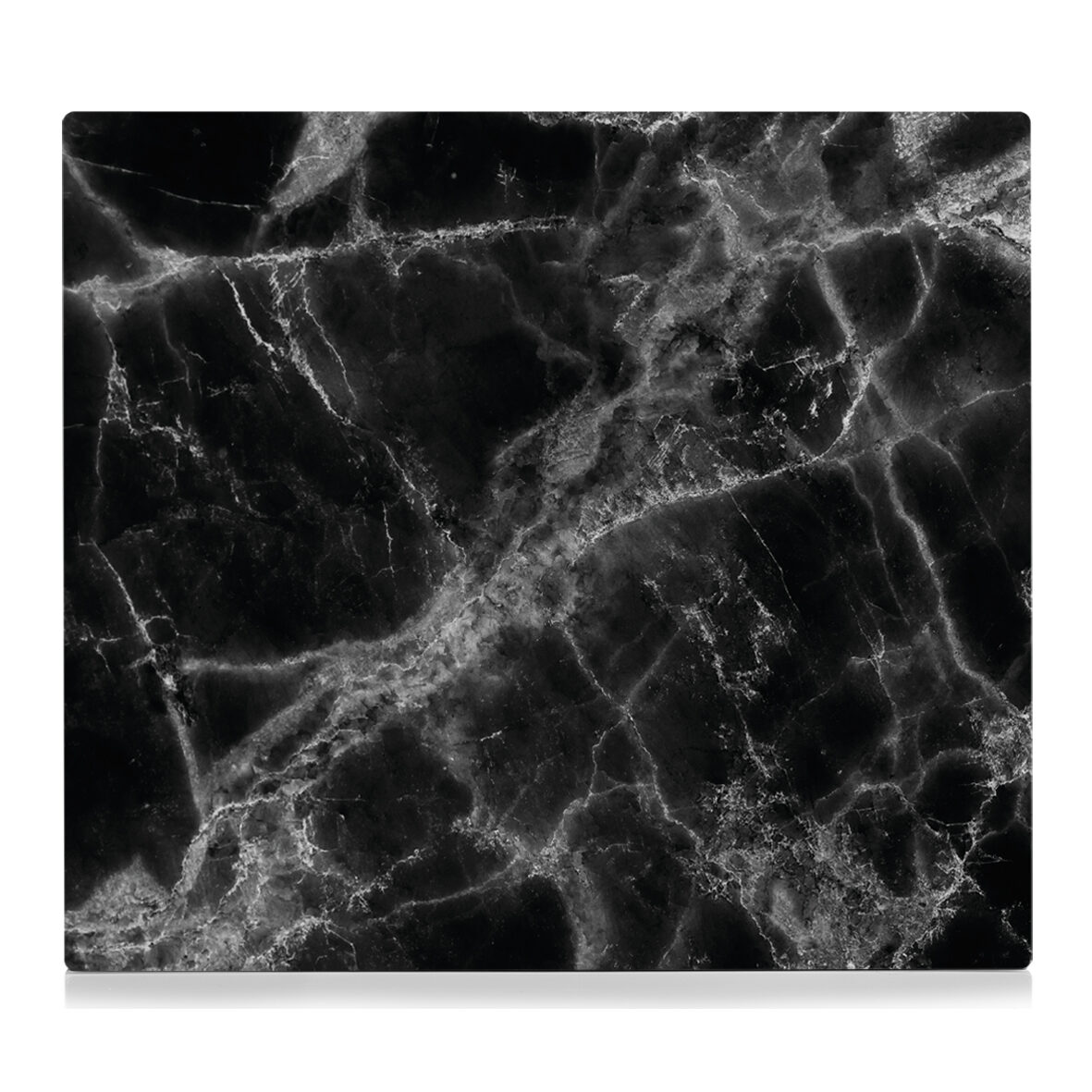 zeller-present-k-che-marmor-herdabdeckplatte-glas-schwarz image 3