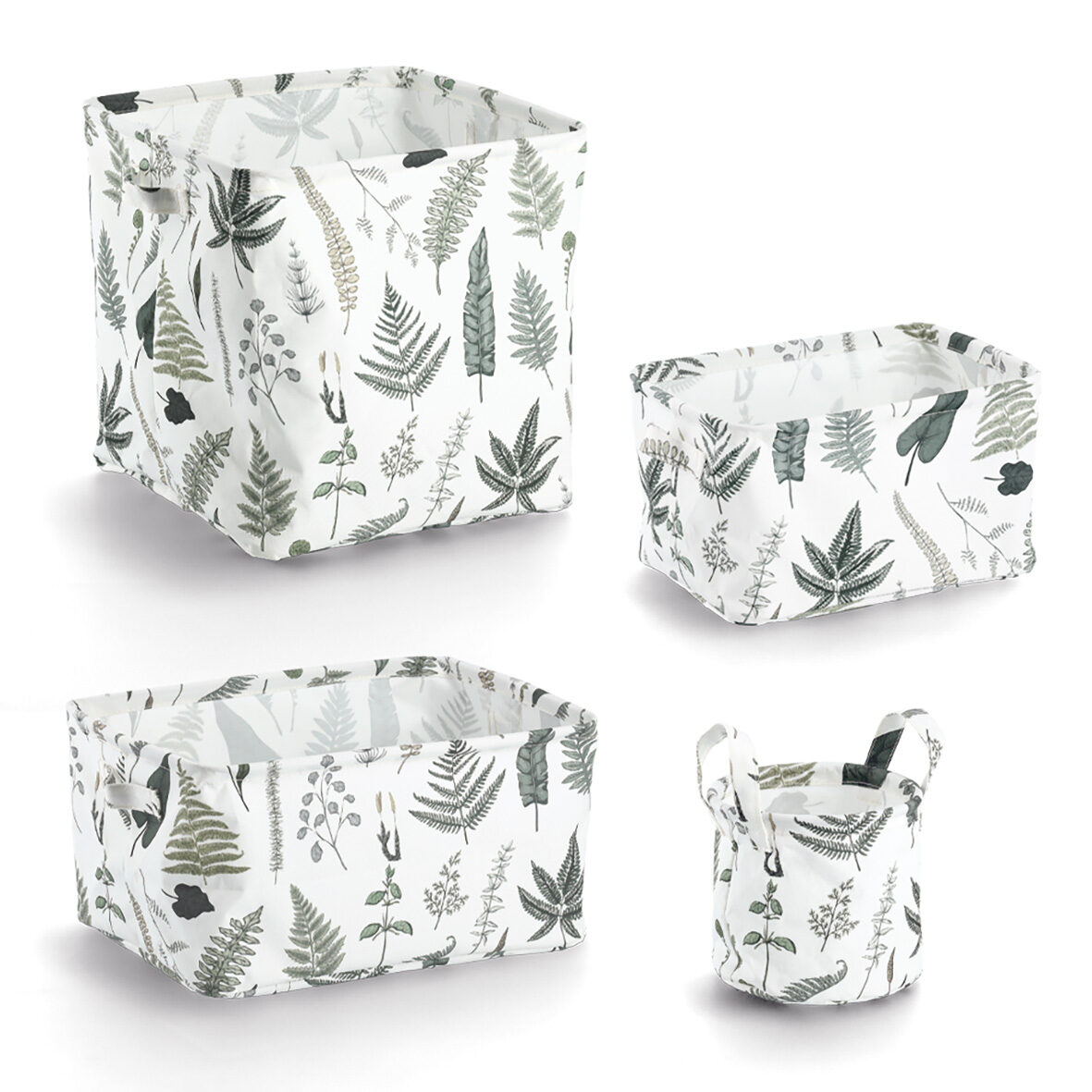 zeller-present-home-aufbewahrungskorb-polyester-baumwolle-mit-griffen image 3