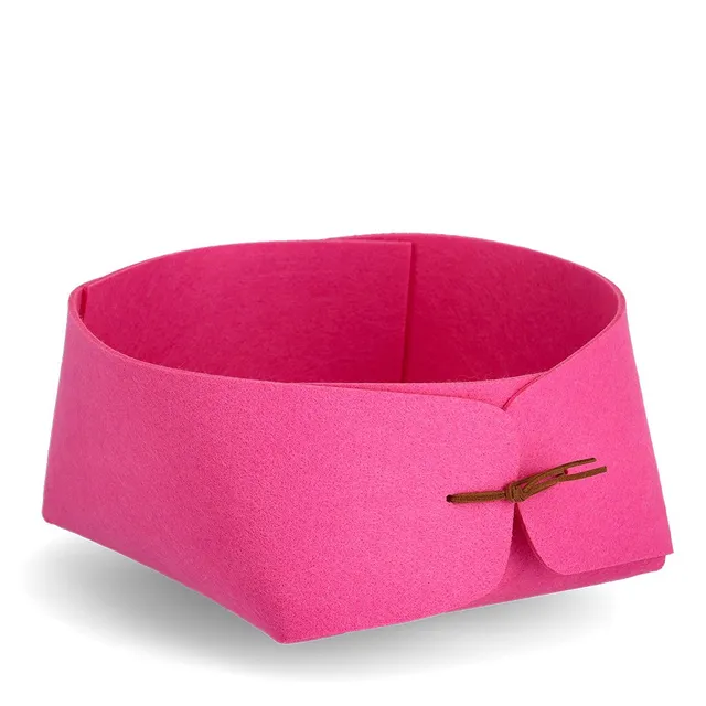 zeller-present-aufbewahrungskorb-filz-pink-flach image 1