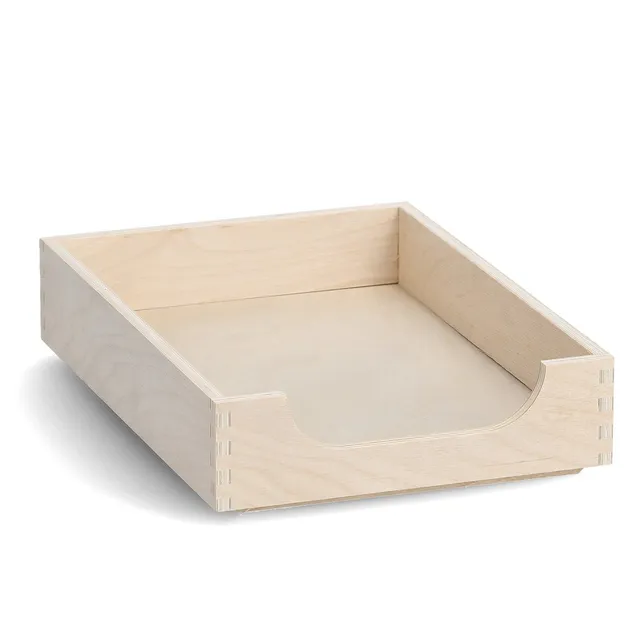 zeller-home-ablagebox-birke-a4-unbehandelt-holz image 1