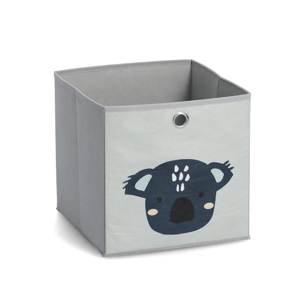 zeller-present-koala-aufbewahrungsbox-vlies-grau-faltbar image 1