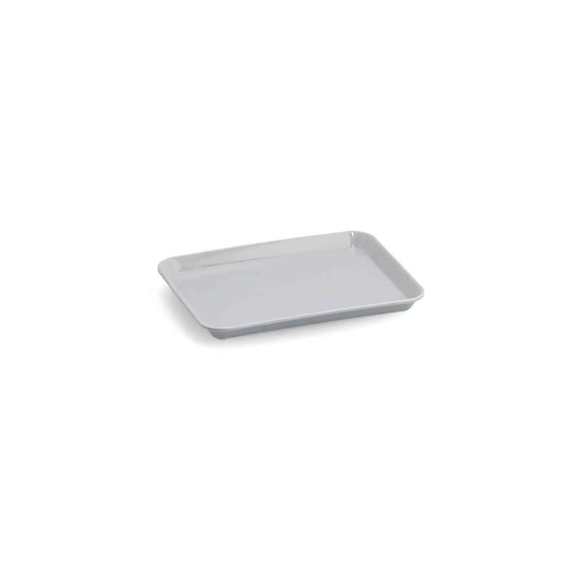 zeller-present-table-melamintablett-grau-serviertablett image 1
