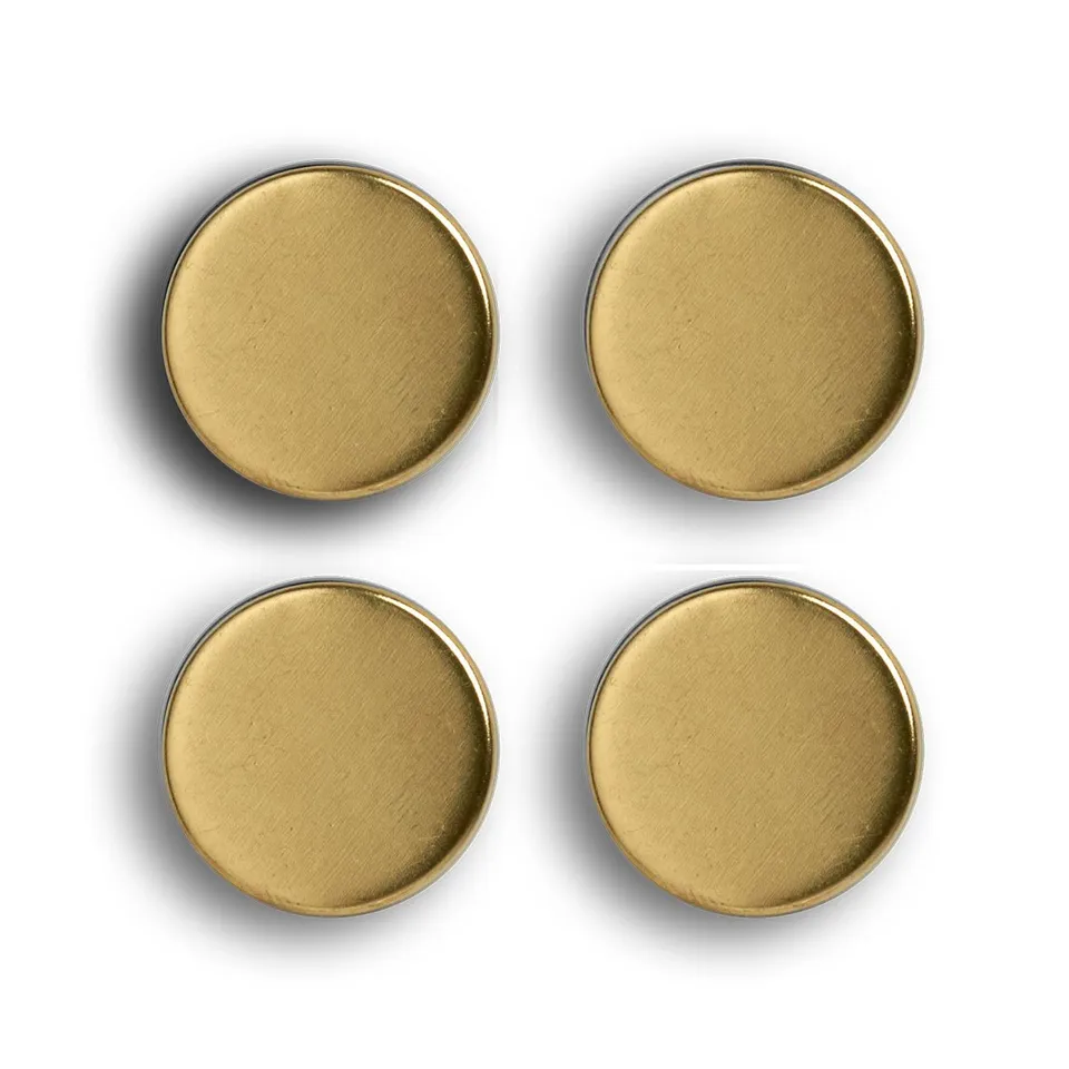 zeller-present-office-magnet-set-metall-extra-stark-gold-4-tlg image 1