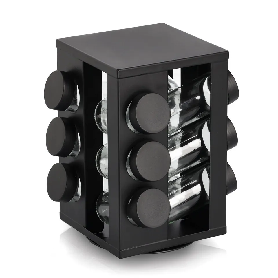 zeller-k-che-gew-rzrondell-12-gl-ser-90-ml-schwarz-metall image 1