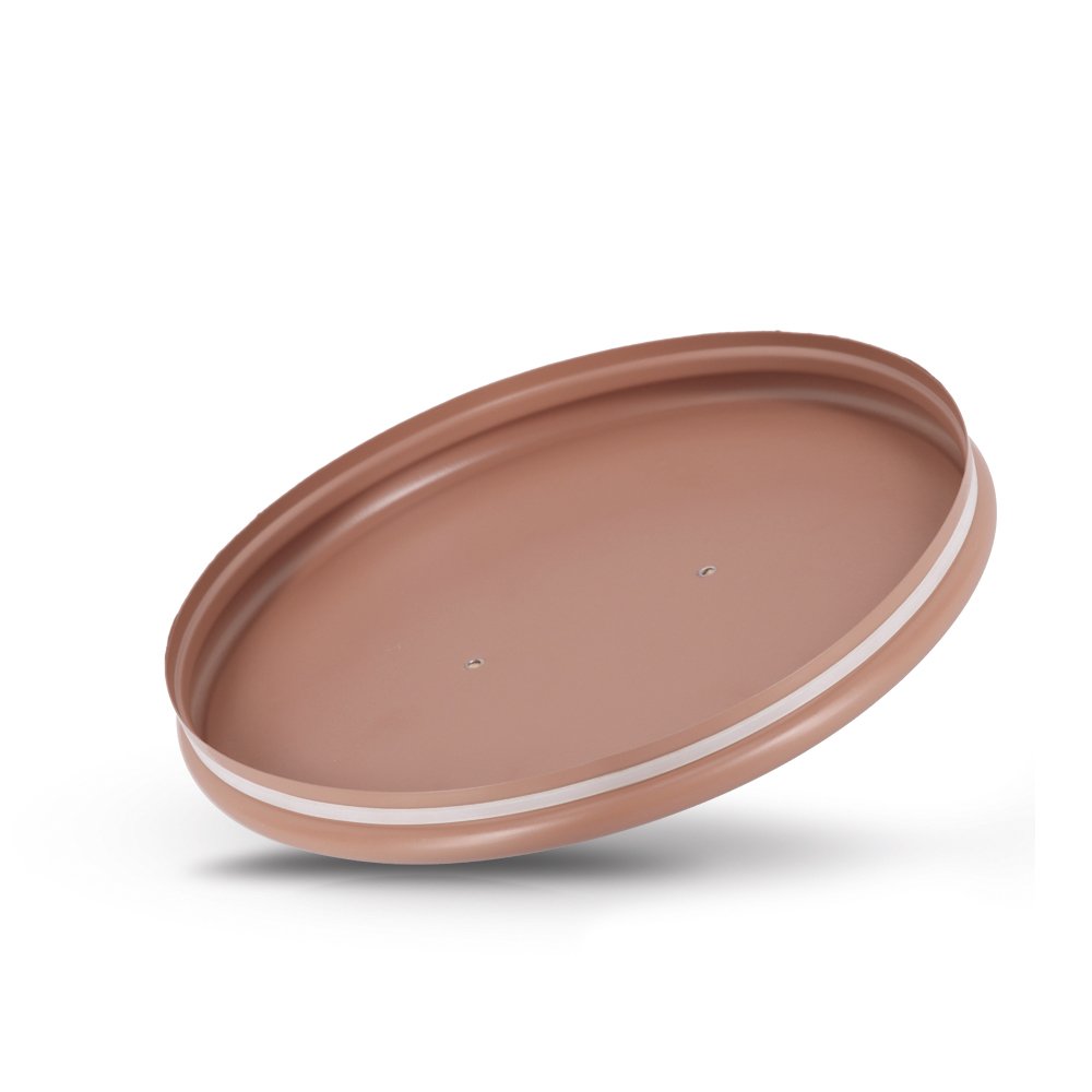 zeller-present-k-che-vorratsdose-2400-ml-mocca-metall image 4