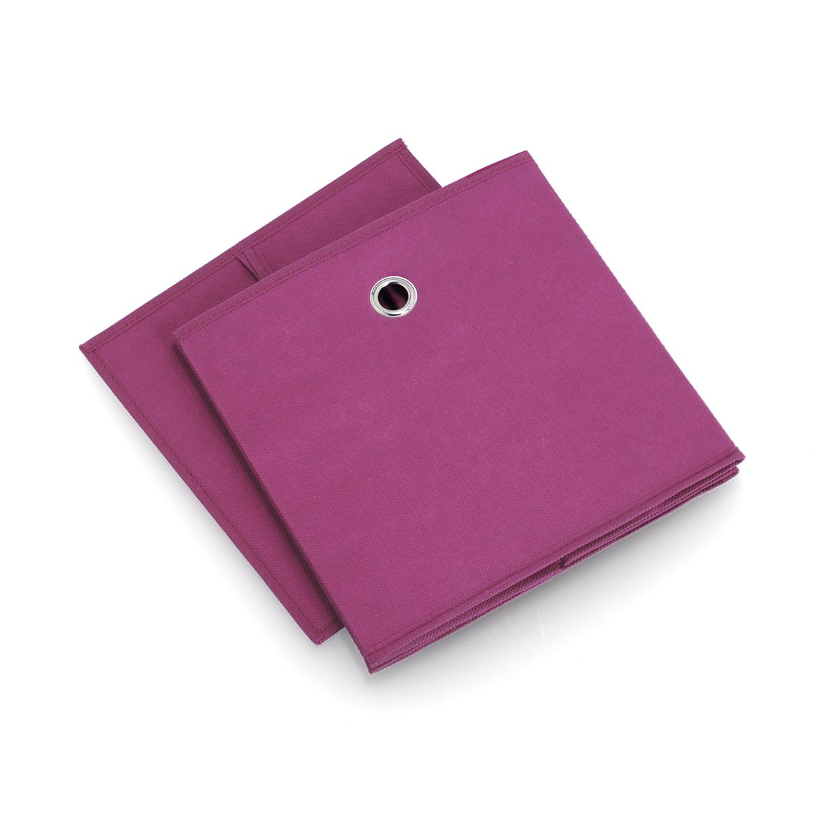 zeller-present-home-living-aufbewahrungsbox-vlies-lila-faltbar image 2
