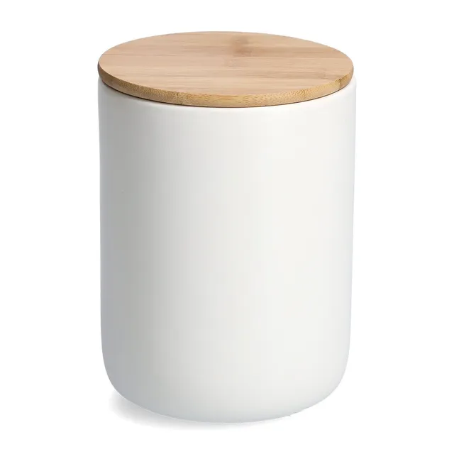 zeller-present-k-che-vorratsdose-keramik-1500-ml-bambusdeckel-2 image 1