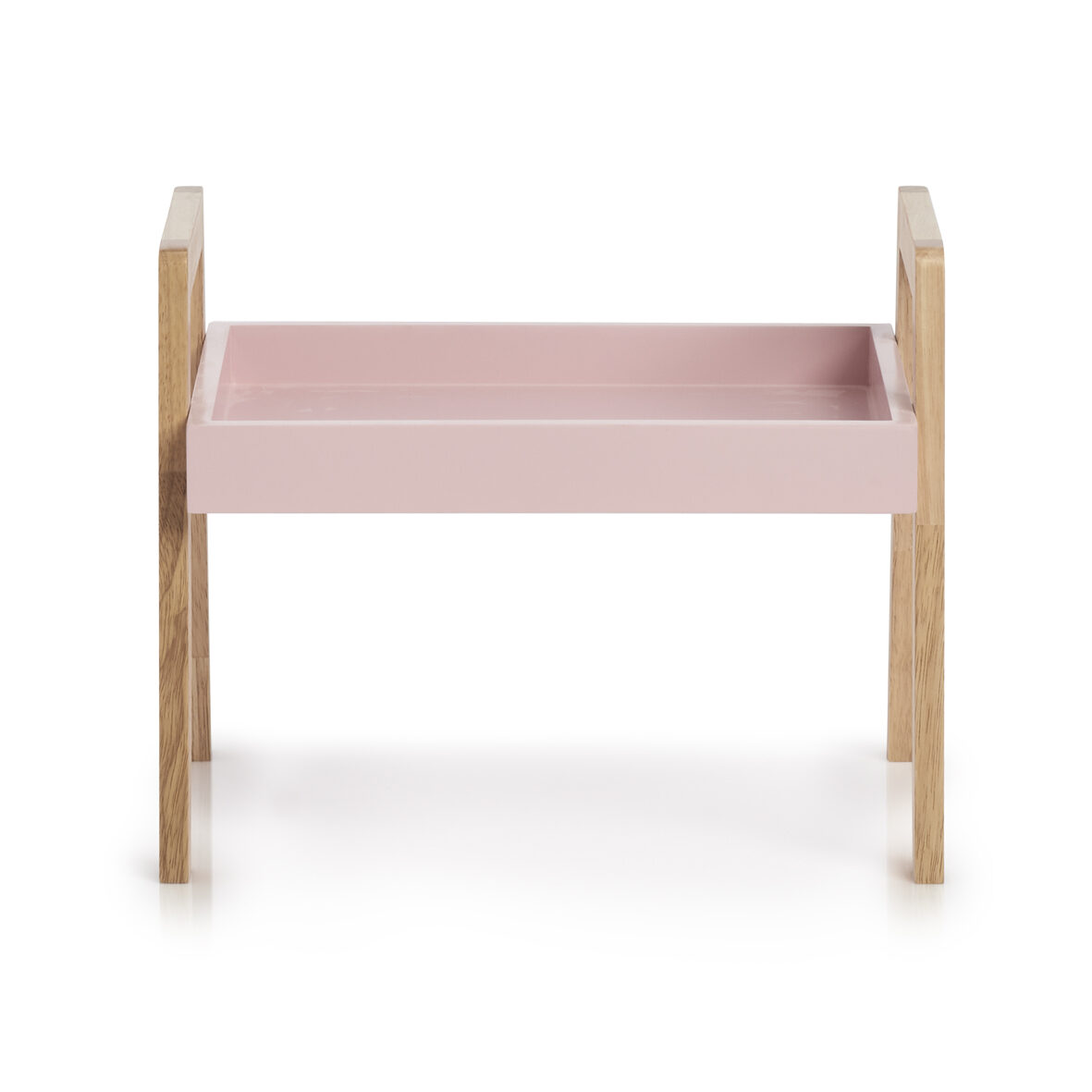 zeller-present-home-living-stapelregal-holz-mdf-rosa image 3