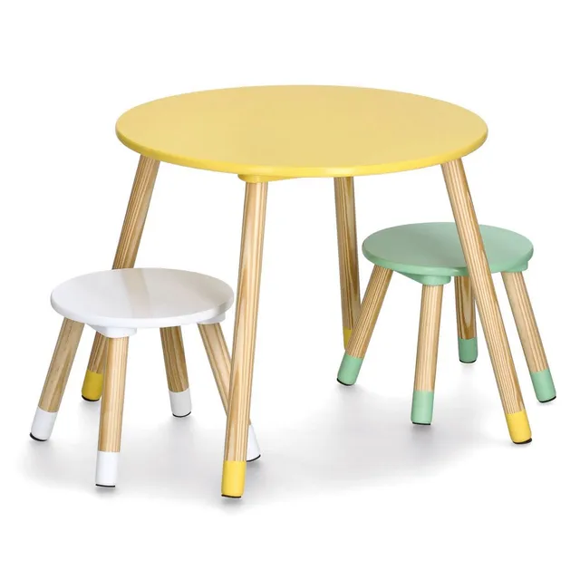 zeller-present-kids-kinder-sitzgarnitur-3-tlg-mdf-kiefer image 1