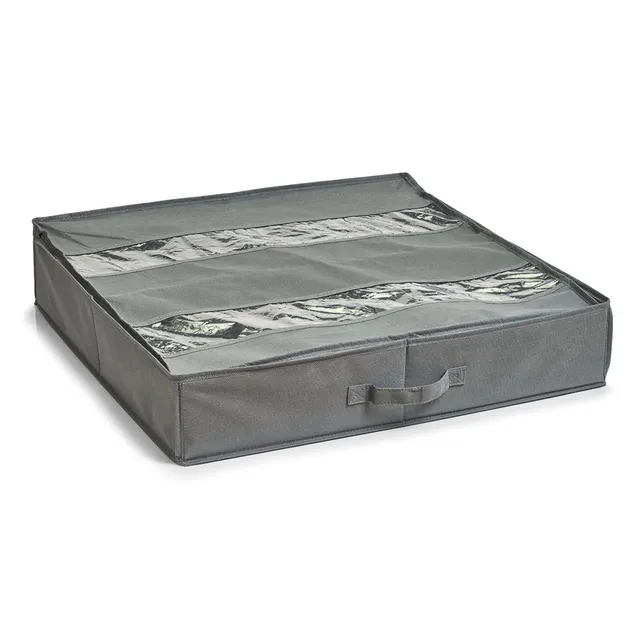 zeller-present-home-schuh-aufbewahrungsbox-vlies-grau image 1