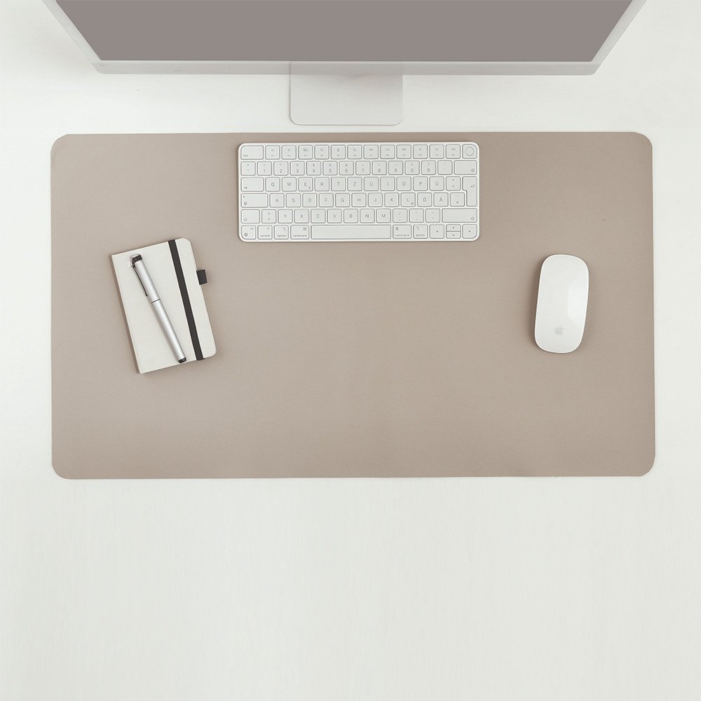zeller-office-schreibtischunterlage-kunstleder-creme-desk-pad image 5