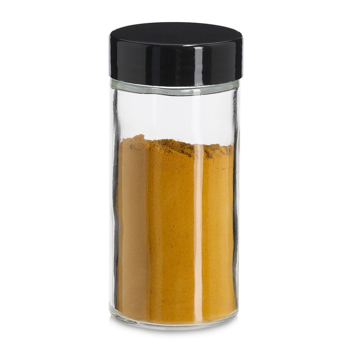 zeller-k-che-gew-rzglas-90-ml-schwarz-mit-streueinsatz image 3