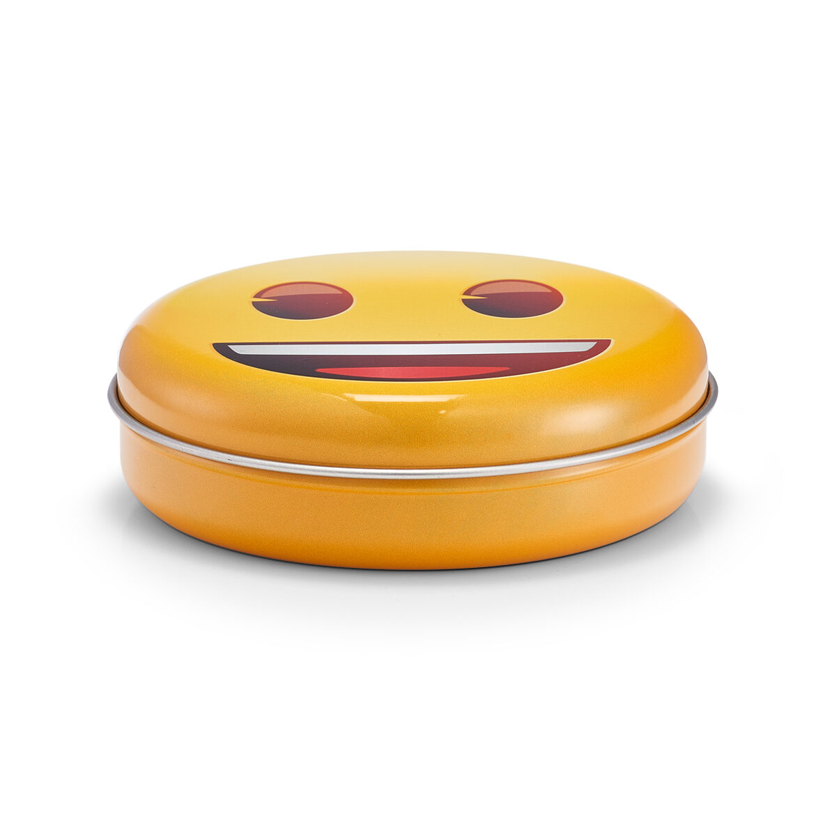 zeller-present-home-living-box-smiley-metallbox-gelb image 1