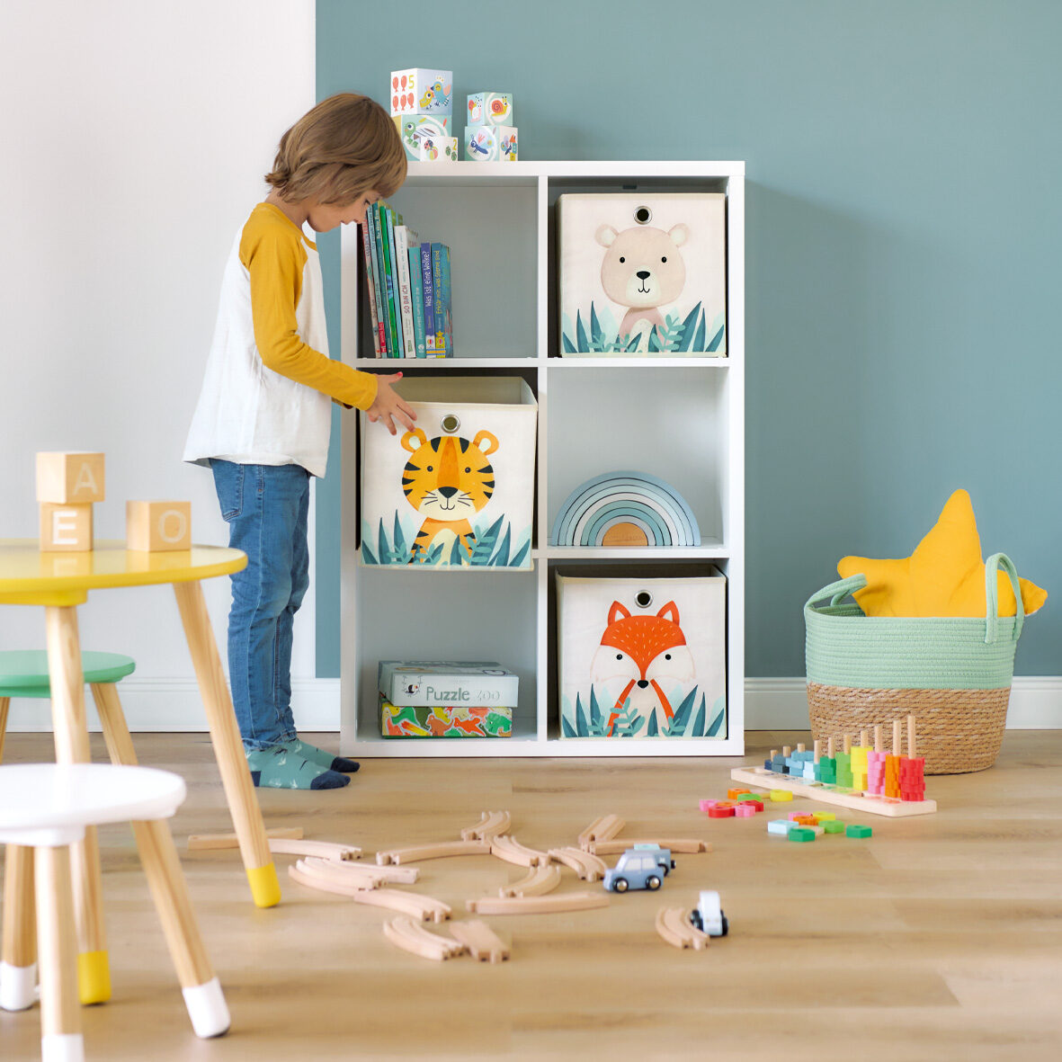 zeller-present-kids-aufbewahrungsbox-b-r-vlies-beige image 5