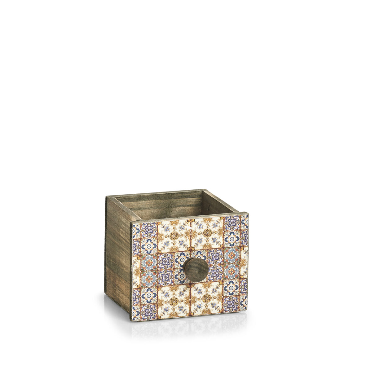 zeller-present-home-living-schubladenbox-mosaik-holz image 1