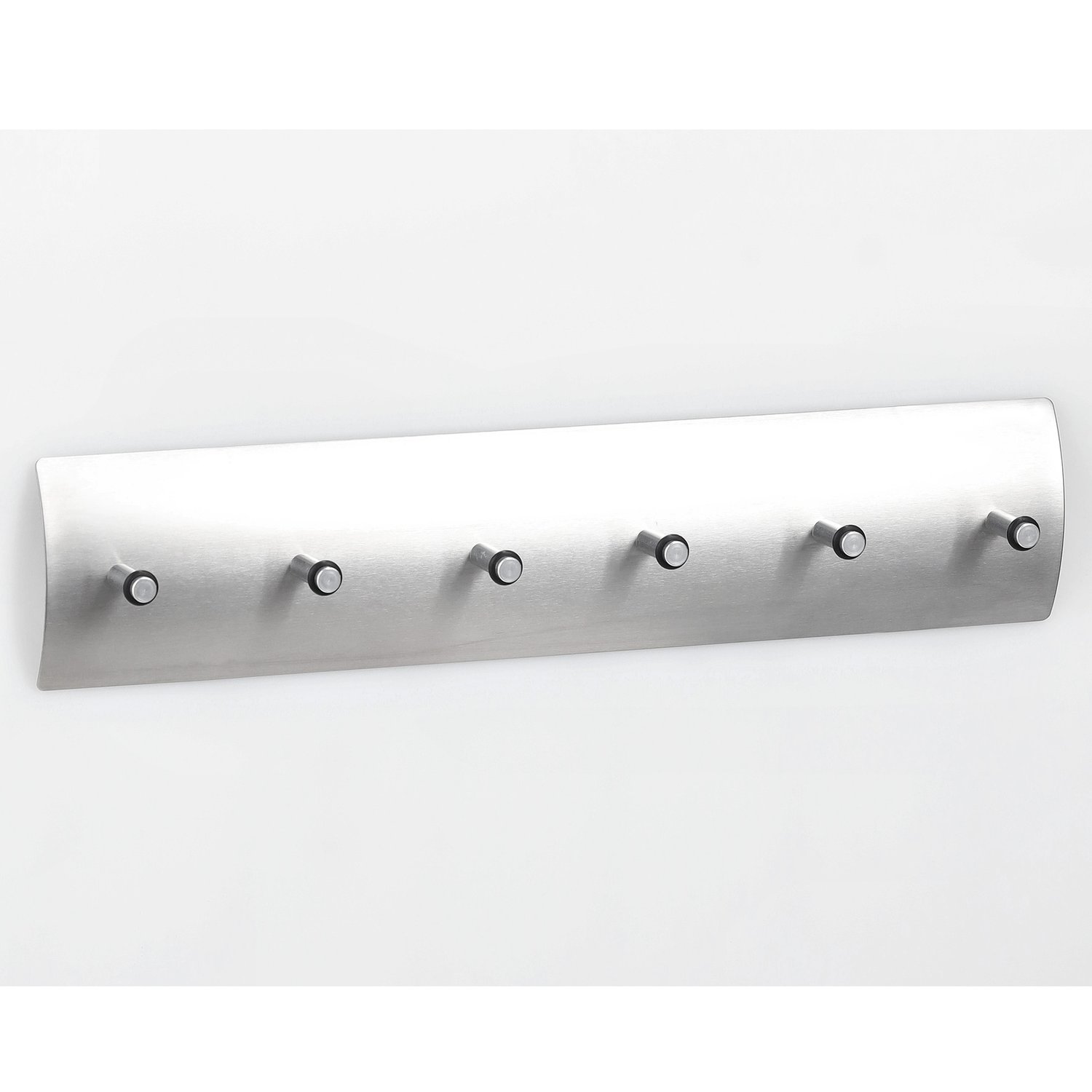 zeller-present-home-living-schl-sselboard-edelstahl-6-haken image 1