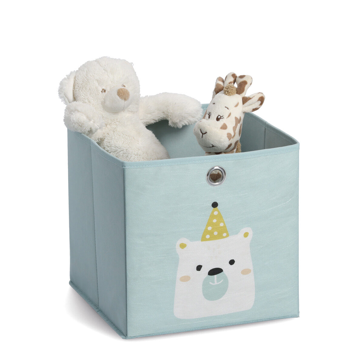 zeller-present-home-aufbewahrungsbox-icebear-mint-28-cm image 2