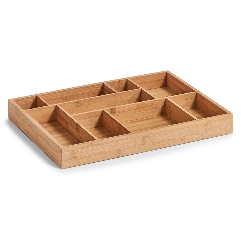 zeller-present-home-living-schubladen-organizer-bambus-9-f-cher image 1