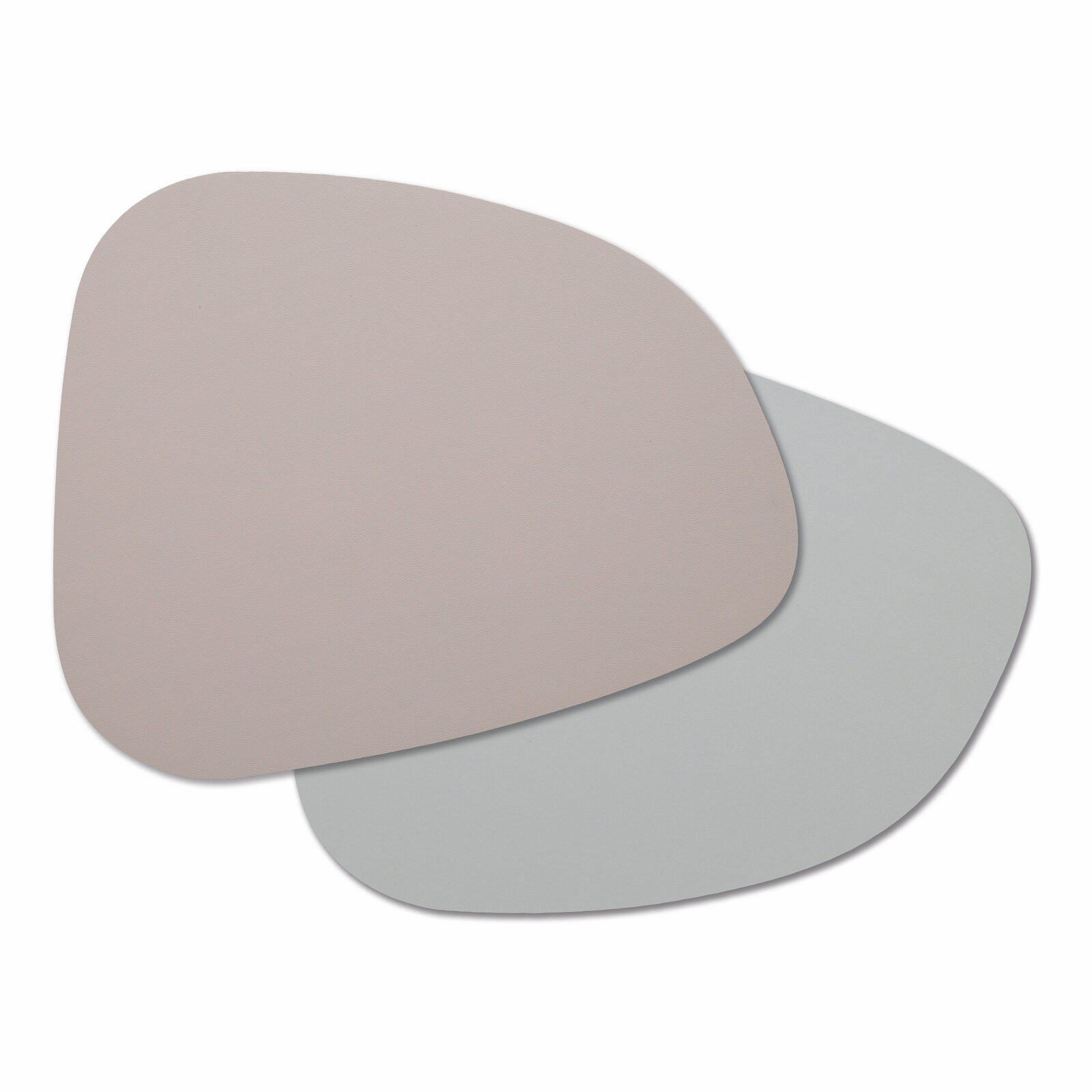 zeller-present-table-platzset-2-tone-greige-grau-kunstleder image 1