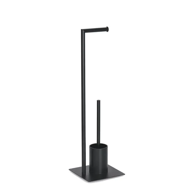 zeller-present-bad-wc-garnitur-metall-schwarz-freistehend image 1