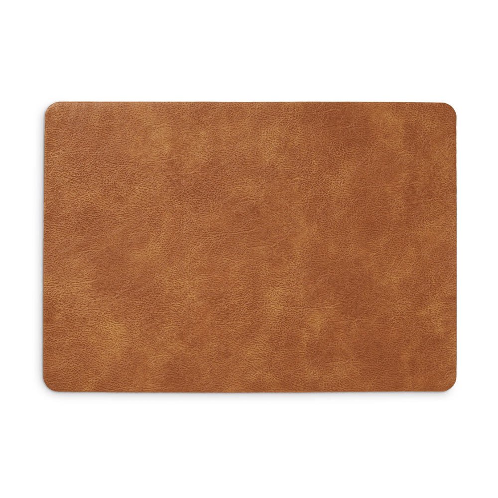 zeller-present-table-platzset-kunstleder-cognac-tischset image 1