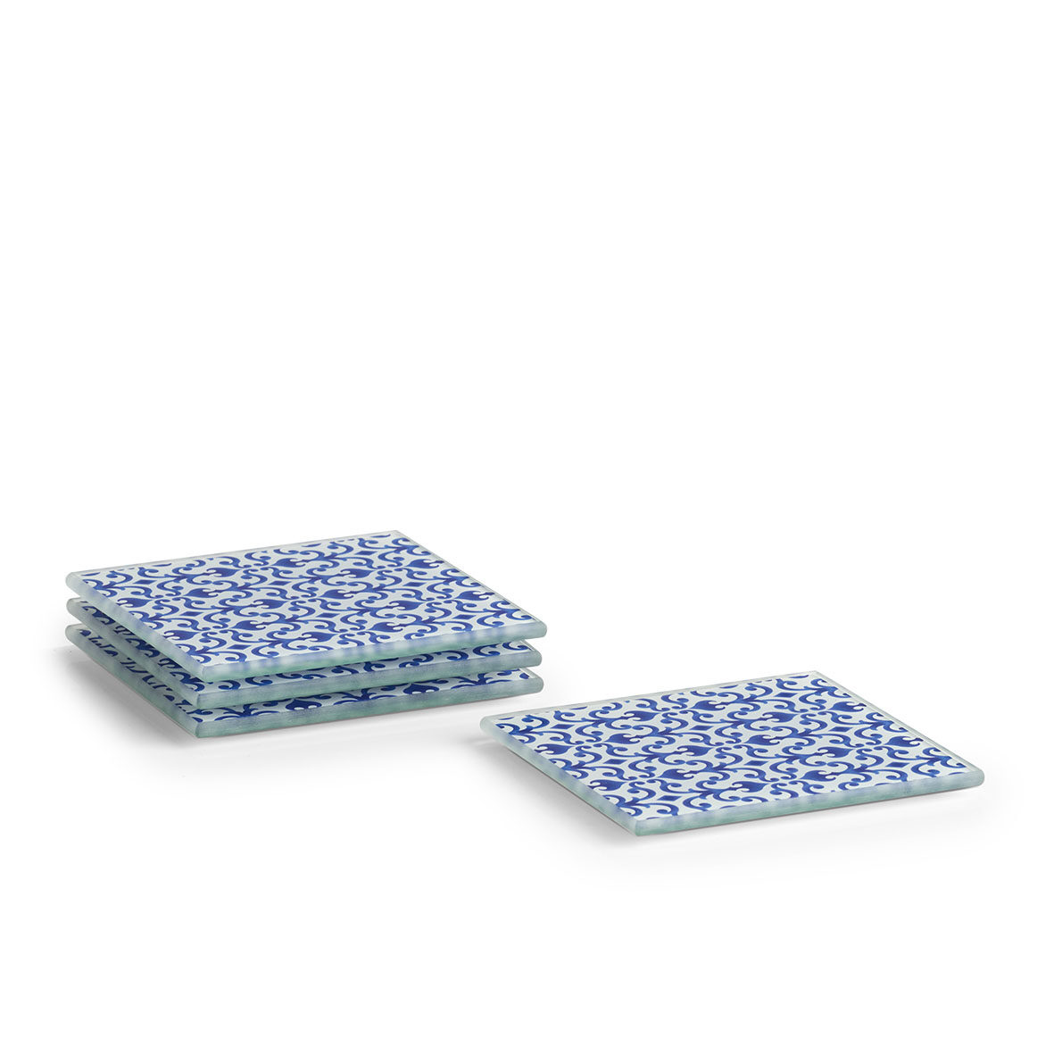 zeller-table-glasuntersetzer-set-marokko-4-teilig-blau image 1