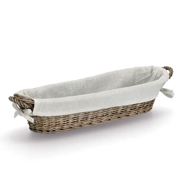 zeller-present-home-living-baguette-korb-weide-canvas image 1