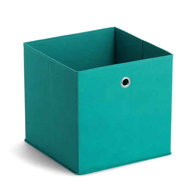 zeller-present-home-living-aufbewahrungsbox-vlies-petrol image 1