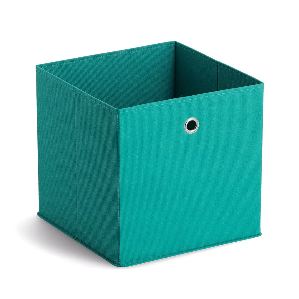 zeller-present-home-living-aufbewahrungsbox-vlies-petrol image 1