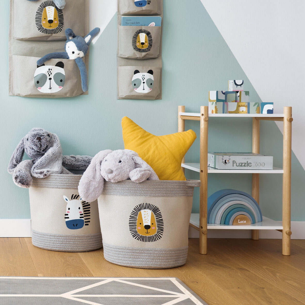 zeller-present-kids-kinder-regal-wei-mdf-3-ebenen-scandi image 5
