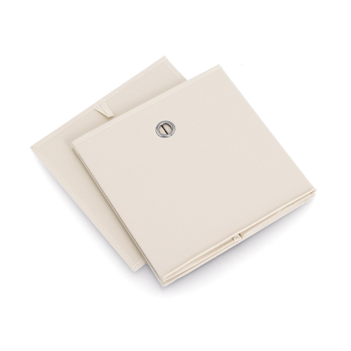 zeller-present-aufbewahrungsbox-vlies-beige-faltbar image 2