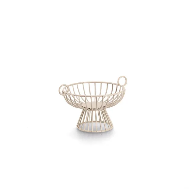 zeller-present-k-che-obstkorb-metall-beige image 1
