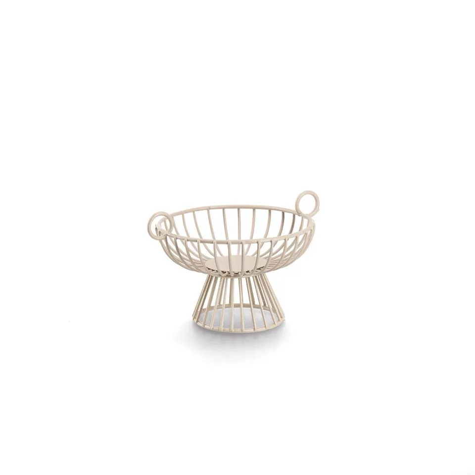 zeller-present-k-che-obstkorb-metall-beige image 1