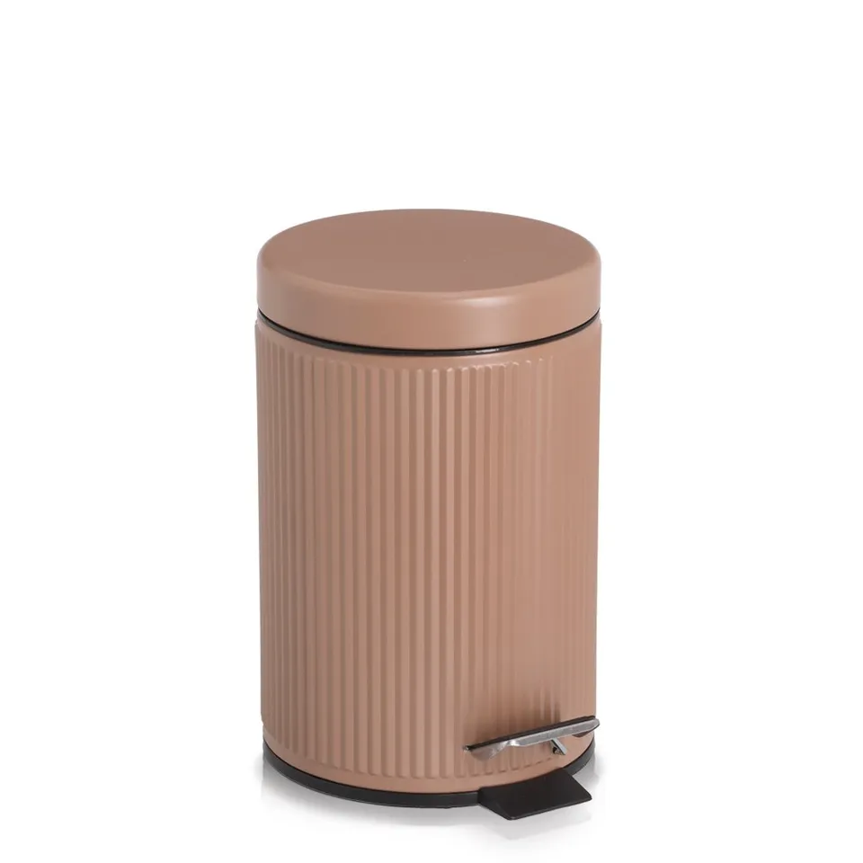 zeller-present-bad-kosmetikeimer-3-liter-mocca-mit-pedal image 1