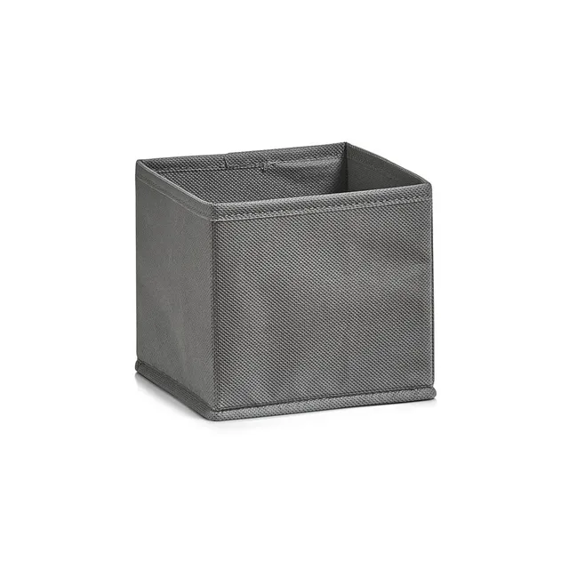 zeller-present-home-living-aufbewahrungsbox-vlies-grau-faltbar-3 image 1