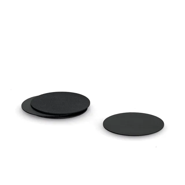 zeller-present-table-glasuntersetzer-set-4-tlg-schwarz image 1