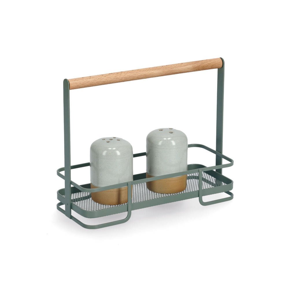 zeller-present-home-living-tragekorb-metall-buche-salbei image 2
