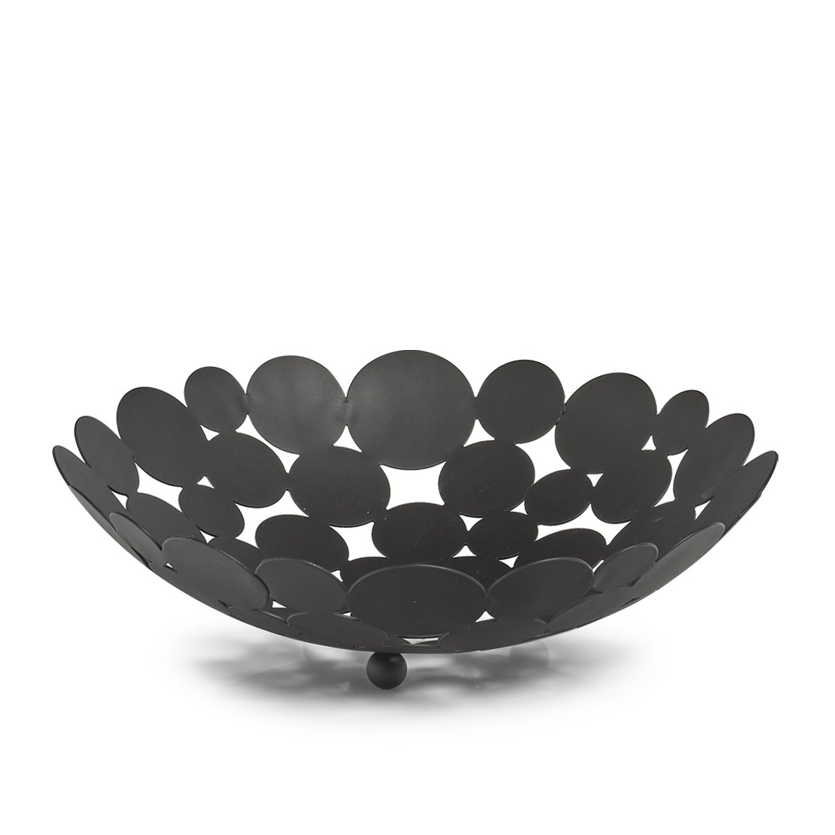zeller-present-k-che-obstkorb-metall-schwarz-bel-ftet image 1