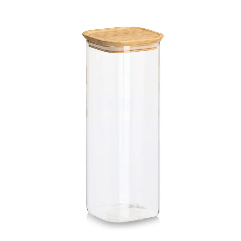 zeller-present-k-che-vorratsglas-set-6-tlg-bambusdeckel image 1