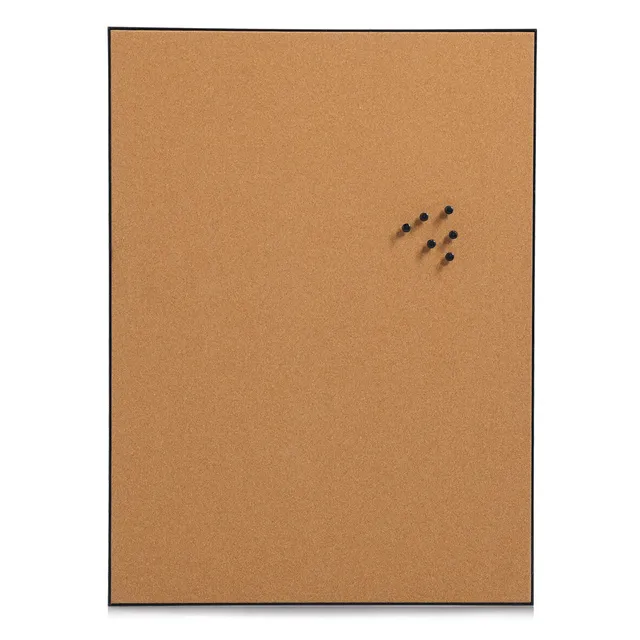 zeller-present-office-pinboard-kork-schwarz-mit-pins image 1