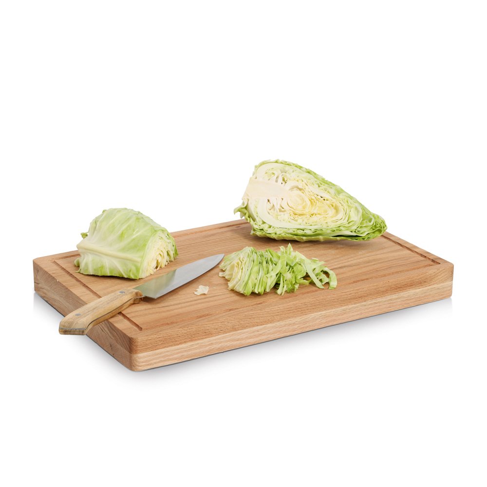 zeller-present-k-che-schneidebrett-eiche-4-5-cm-mit-saftrille image 3