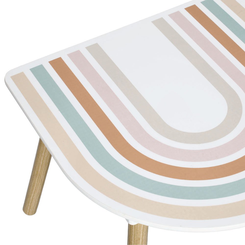 zeller-present-kids-sitzgarnitur-rainbow-3-tlg-mdf-kiefer image 5