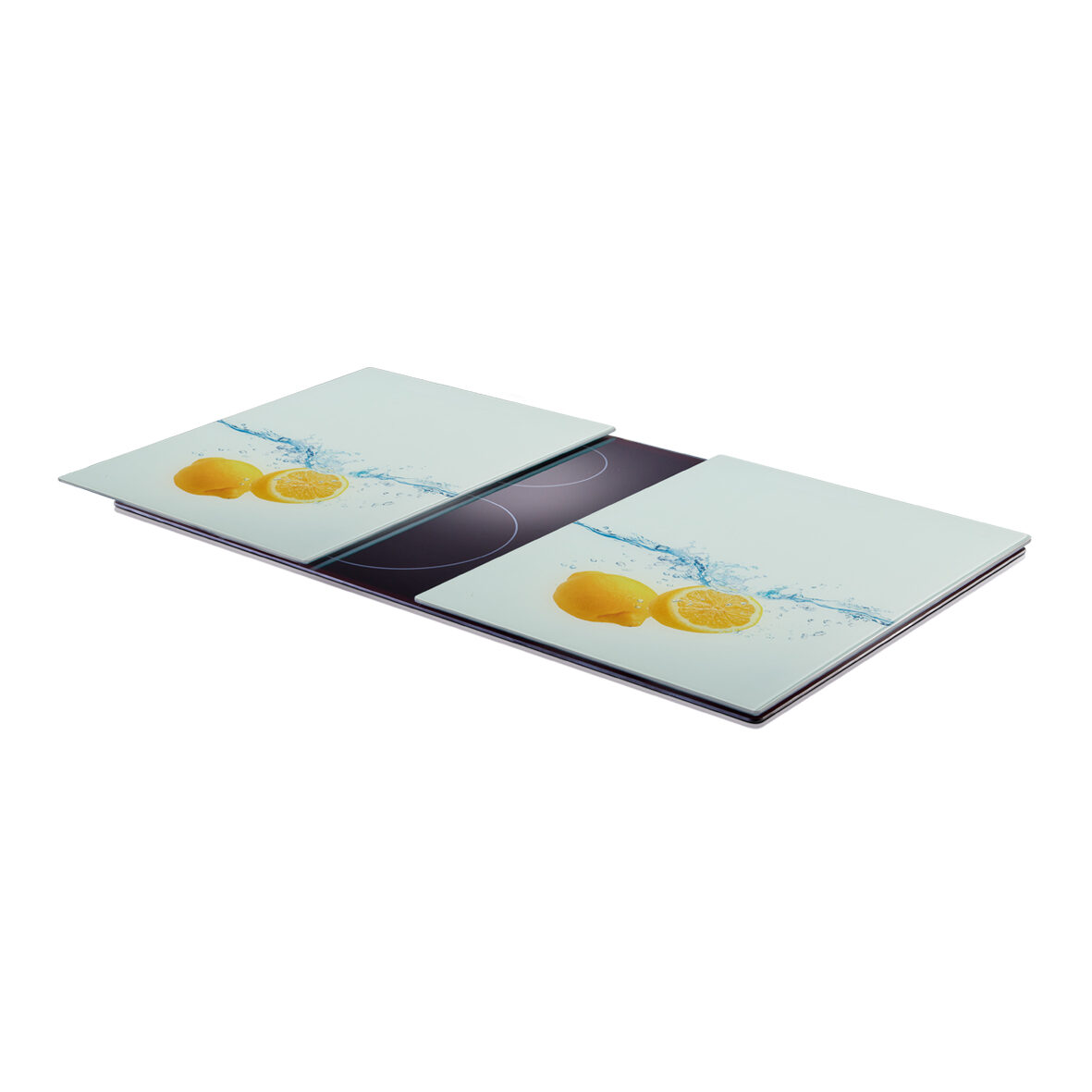 zeller-present-k-che-herdabdeckplatten-lemon-splash-xl-glas image 2