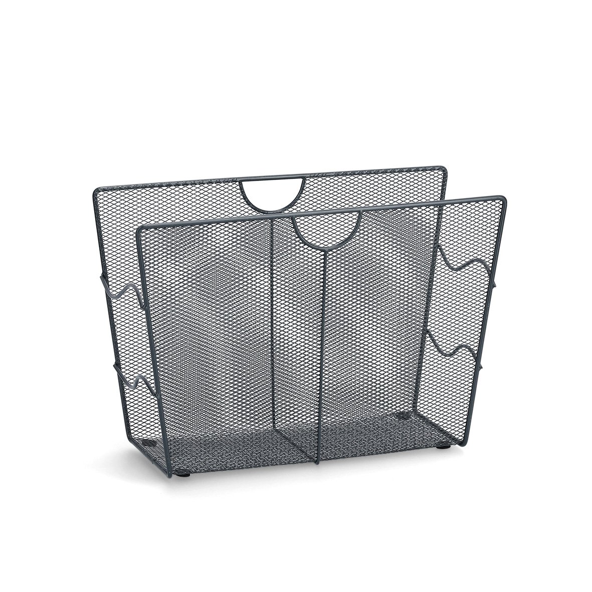 zeller-present-home-living-zeitungsst-nder-mesh-anthrazit image 1