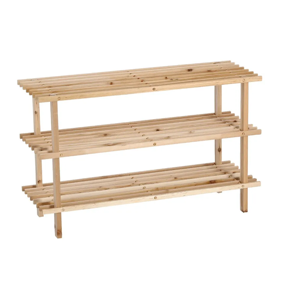 zeller-home-living-schuhregal-kiefer-3-ablagen-9-paar image 1