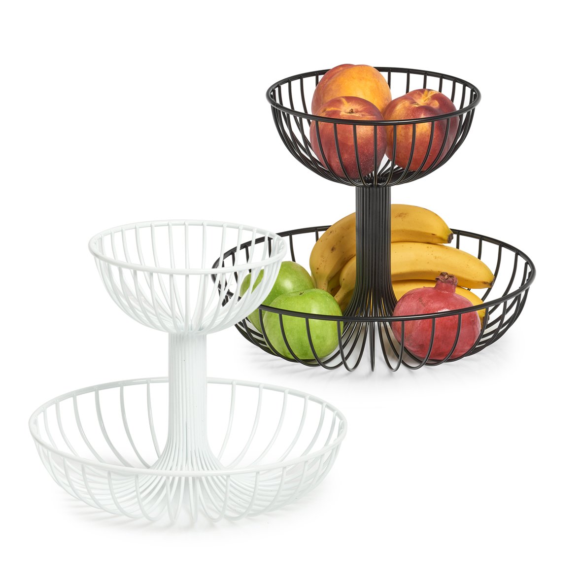 zeller-present-table-obst-etagere-2-lagig-metall-schwarz image 4