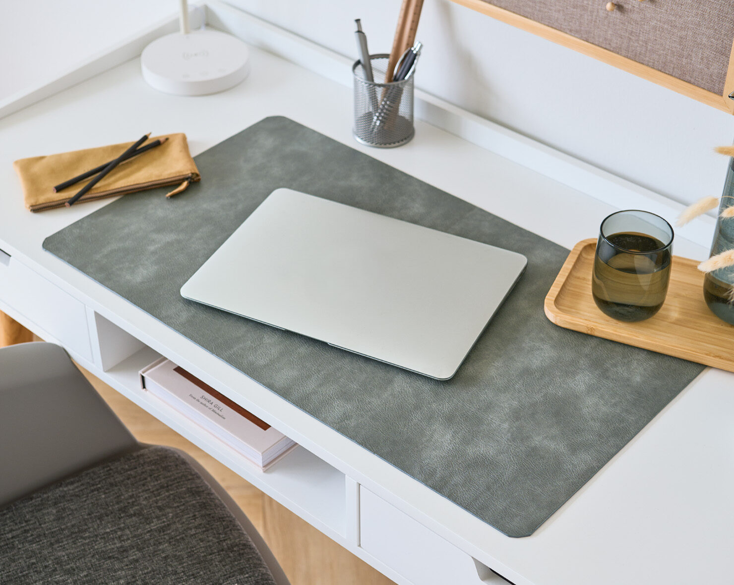 zeller-present-office-schreibtischunterlage-kunstleder-grau image 5