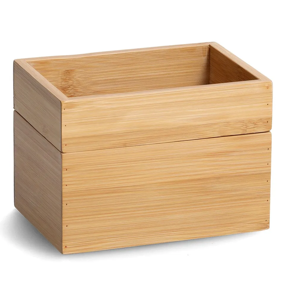 zeller-present-home-living-ordnungsboxen-set-2-tlg-bambus image 1