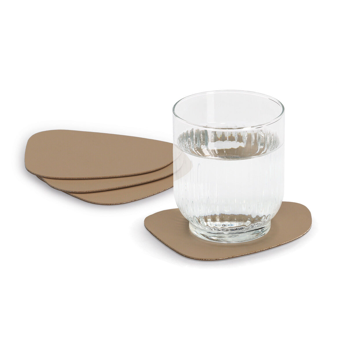 zeller-present-table-glasuntersetzer-set-2-tone-4-tlg-kunstleder image 3