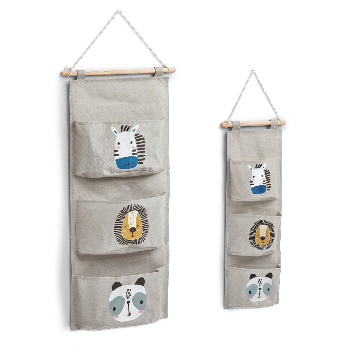 zeller-present-kids-h-nge-aufbewahrung-animals image 4